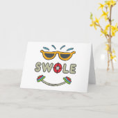 Bodybuilding Karte (Gelbe Blume)