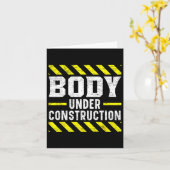 Bodybuilding Karte (Gelbe Blume)