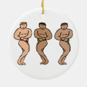 Bodybuilding Keramik Ornament (Hinten)