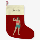 Bodybuilding Kleiner Weihnachtsstrumpf (Vorderseite)