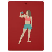 Bodybuilding Klemmbrett (Rückseite)