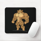 Bodybuilding Kraft Sport Bär  Mousepad (Mit Mouse)