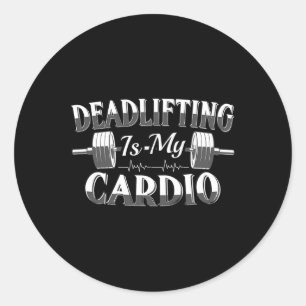 Bodybuilding Kraftdrehen Deadlifting Ist Mein Kard Runder Aufkleber
