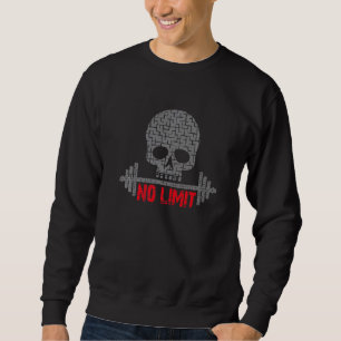 Bodybuilding Krafttraining Muskel-Gebäude mit Sweatshirt