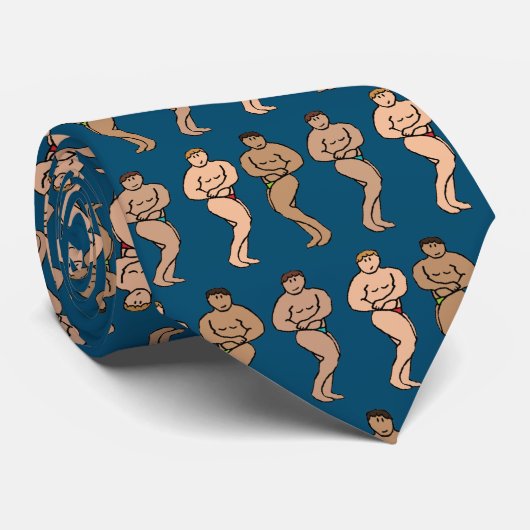 Bodybuilding Krawatte (Gerollt)