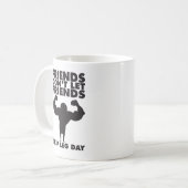 Bodybuilding - Leg Day nicht überspringen - Squat Kaffeetasse (Vorderseite Links)