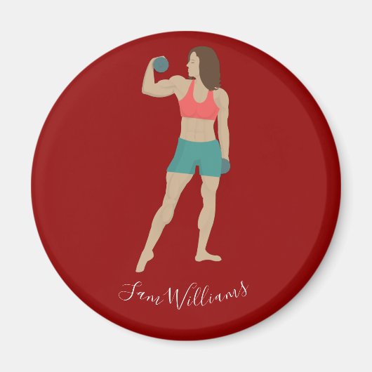 Bodybuilding Magnet (Vorne)