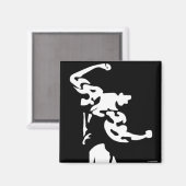 Bodybuilding Magnet (Vorderseite/Rückseite)