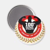 Bodybuilding Magnet (Vorderseite/Rückseite)