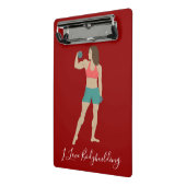 Bodybuilding Mini Klemmbrett (Gewinkelt2)