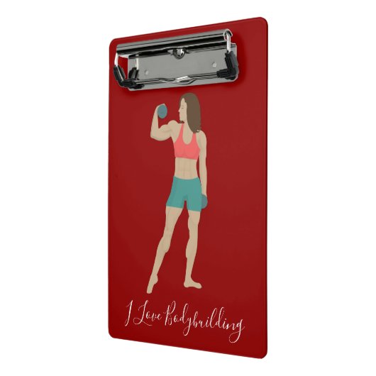 Bodybuilding Mini Klemmbrett (Gewinkelt2)