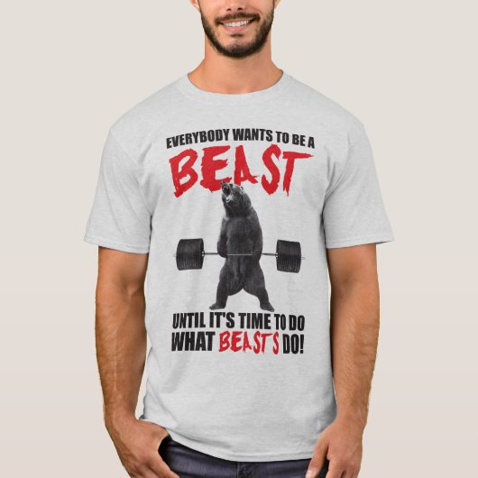 Bodybuilding Motivation - Bestie T-Shirt (Vorderseite)