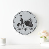 Bodybuilding Motivation - erobern Große Wanduhr (Zuhause)