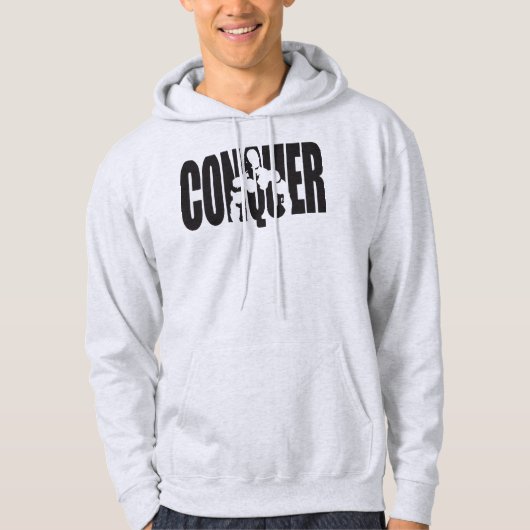 Bodybuilding Motivation - KONQUENT Hoodie (Vorderseite)