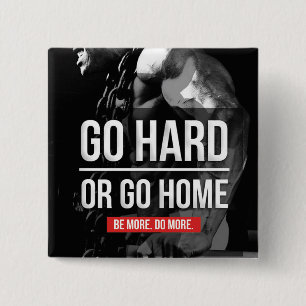 Bodybuilding-Motivation - Zuhause "Go Hard oder Go Button