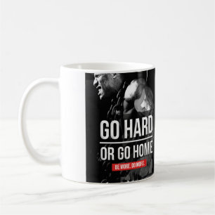 Bodybuilding-Motivation - Zuhause "Go Hard oder Go Kaffeetasse