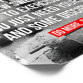 Bodybuilding Motivierend Poster (Ecke)