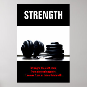 Bodybuilding Motivierend Poster
