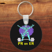 Bodybuilding Musclebul Schlüsselanhänger (Vorderseite)