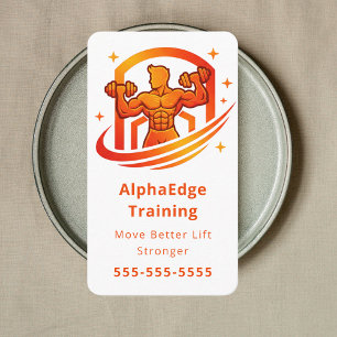 Bodybuilding-Personal-Trainer Online-Fitness-Coach Visitenkarte