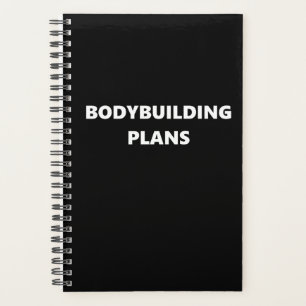 Bodybuilding Planer Sportthema Bodybuilding