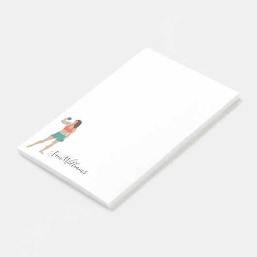 Bodybuilding Post-it Klebezettel (angewinkelt)