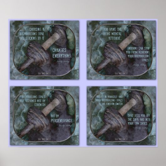 Bodybuilding Poster Collage 2 (Vorne)