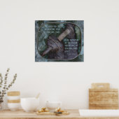 Bodybuilding-Poster mit Inspiration Zitat 017 Poster (Küche)