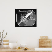 Bodybuilding Poster mit Zitat 006 (Küche)