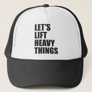Bodybuilding, Powerlifting - heben Sie schwere Truckerkappe