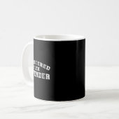 Bodybuilding Registrierter Flex-Straftäter Workout Kaffeetasse (Vorderseite Links)