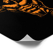 Bodybuilding - S-Aufkleber Poster (Ecke)