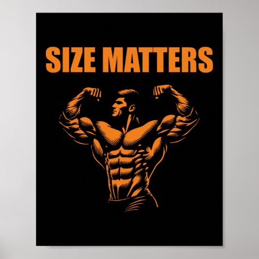 Bodybuilding - S-Aufkleber Poster (Vorne)