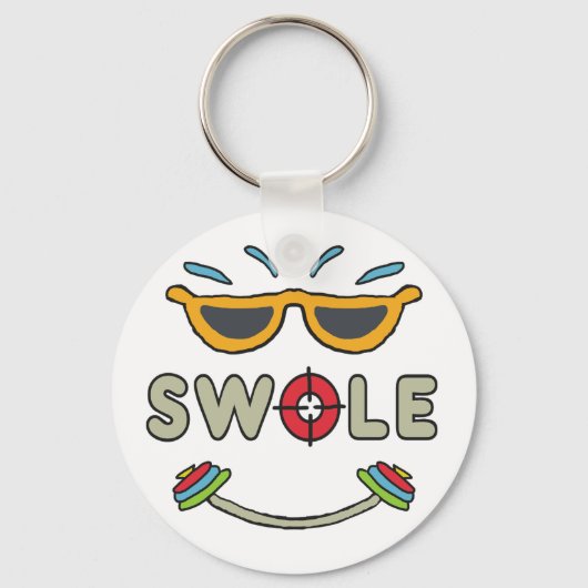 Bodybuilding Schlüsselanhänger (Vorderseite)