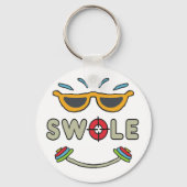 Bodybuilding Schlüsselanhänger (Rückseite)