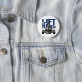 Bodybuilding-Schwung-Bewegungs-Sprichwort Button (Beispiel)