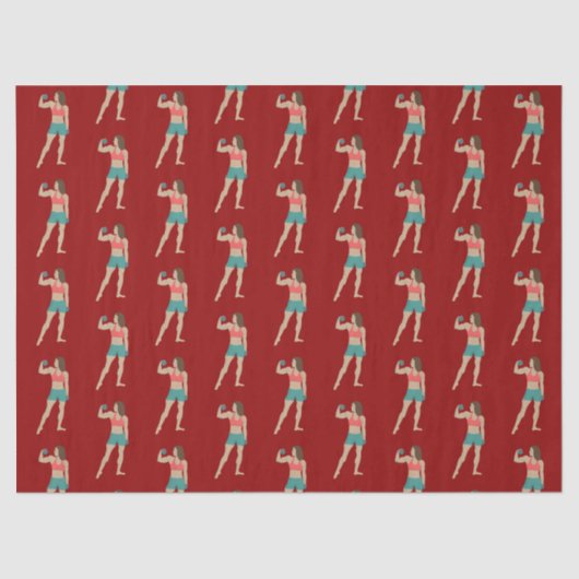 Bodybuilding Seidenpapier (Vorderseite)