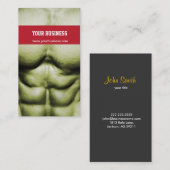 Bodybuilding/Selbstverteidigungskarte Visitenkarte (Vorne/Hinten)