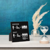 Bodybuilding Spaß - Erwartungen/Realität Fotoplatte (InSitu)