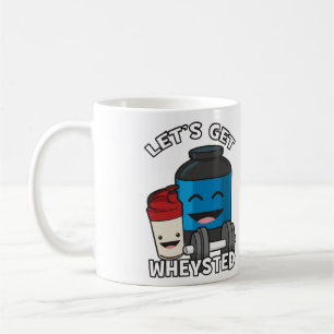 Bodybuilding Spaß - Lasst uns uns im Rad liegen Kaffeetasse