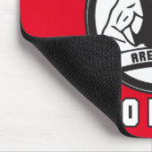 Bodybuilding - Starke Menschen sind schwerer zu tö Mousepad (Ecke)