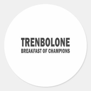 Bodybuilding-Steroid Trenbolone Frühstück des Cham Runder Aufkleber