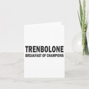 Bodybuilding Steroid Trenbolone Frühstück von Cham Karte