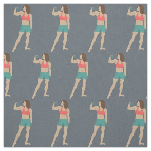 Bodybuilding Stoff (Muster)