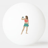 Bodybuilding Tischtennisball (Rückseite)