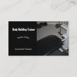 Bodybuilding-Trainer Visitenkarte
