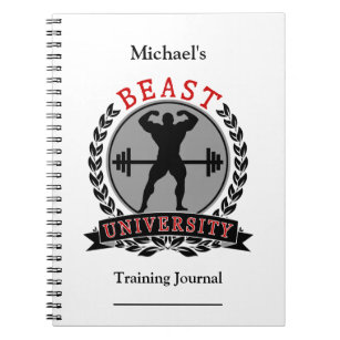 Bodybuilding Training Journal Notizblock