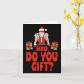 Bodybuilding Weihnachten Weihnachtsfeiertag Karte (Gelbe Blume)