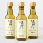 Bodybuilding Weinetikett (Flaschen)