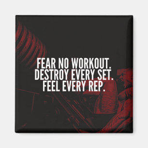 Bodybuilding Workout Motivierend Magnet
